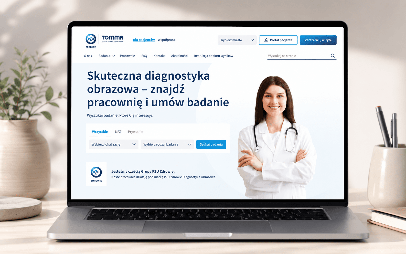 Serwis Tomma — Diagnostyka Obrazowa